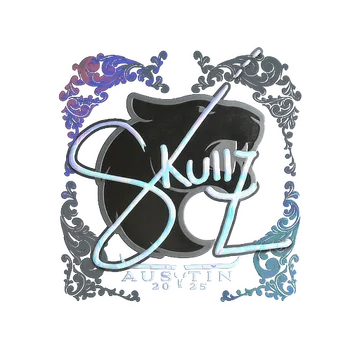 Sticker | skullz (Holo) | Austin 2025