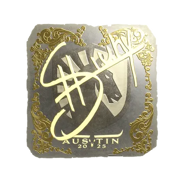 Sticker | siuhy (Gold) | Austin 2025