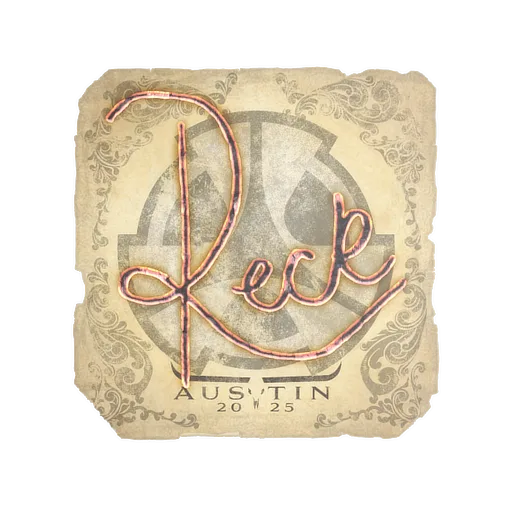 Sticker | reck | Austin 2025
