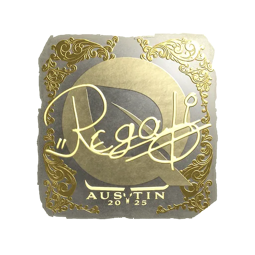 Sticker | regali (Gold) | Austin 2025