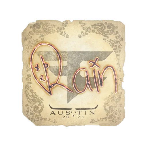 Sticker | rain | Austin 2025