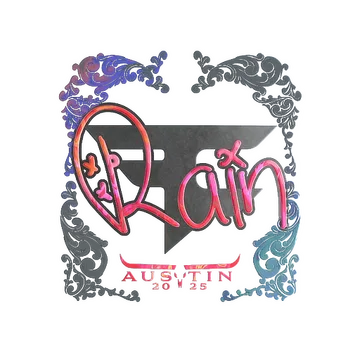 Sticker | rain (Holo) | Austin 2025
