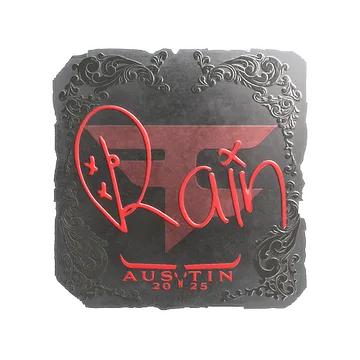 Sticker | rain (Foil) | Austin 2025