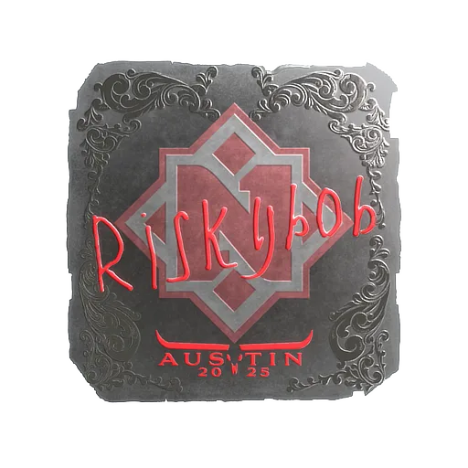 Sticker | riskyb0b (Foil) | Austin 2025