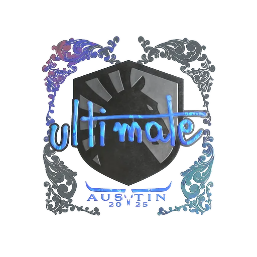 Наклейка | ultimate (голографическая) | Остин-2025