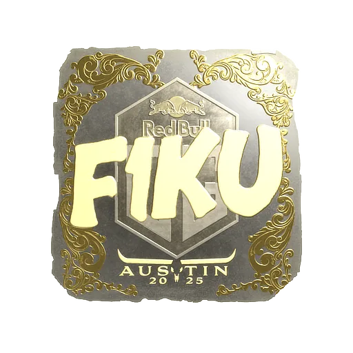 Sticker | F1KU (Gold) | Austin 2025
