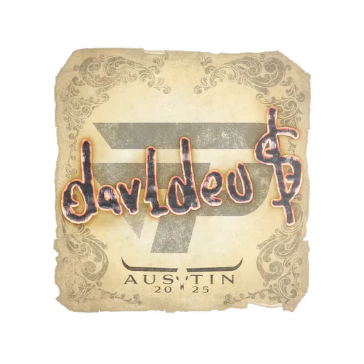 Sticker | dav1deuS | Austin 2025