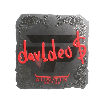 Sticker | dav1deuS (Foil) | Austin 2025