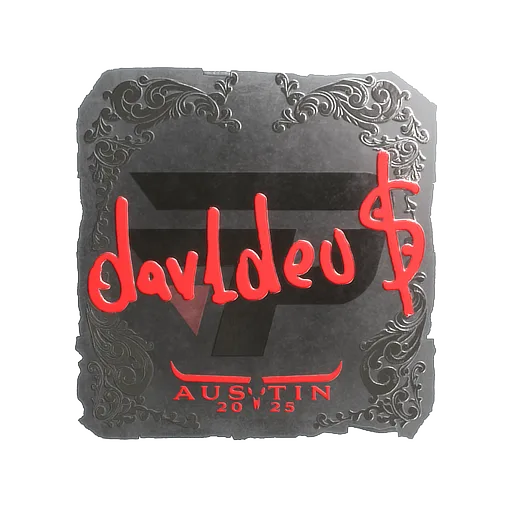 Sticker | dav1deuS (Foil) | Austin 2025
