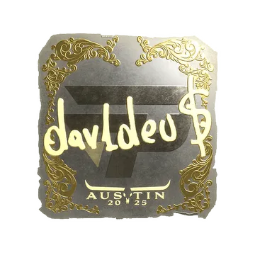 Sticker | dav1deuS (Gold) | Austin 2025