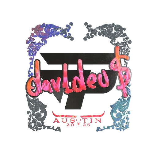 Sticker | dav1deuS (Holo) | Austin 2025
