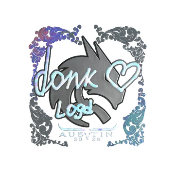 Sticker | donk (Holo) | Austin 2025