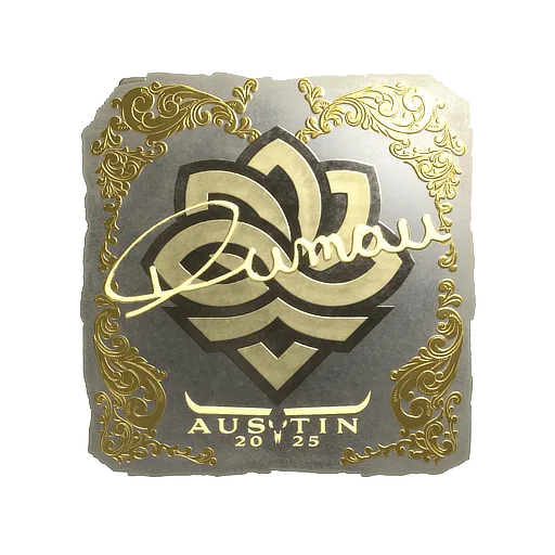 Sticker | dumau (Gold) | Austin 2025