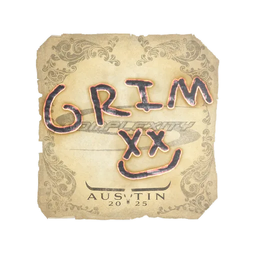 Sticker | Grim | Austin 2025