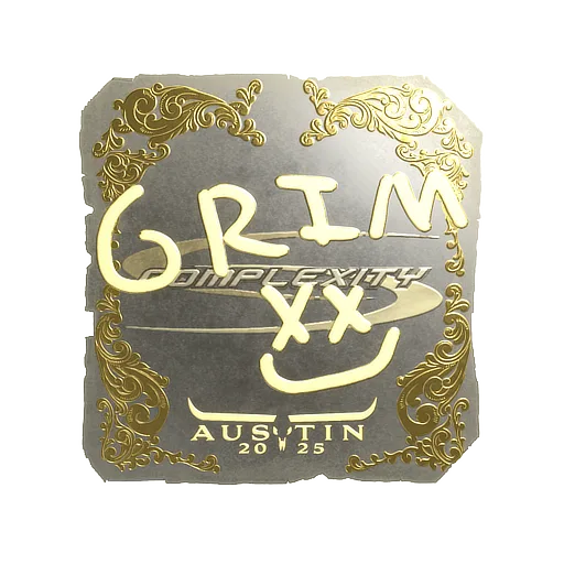 Sticker | Grim (Gold) | Austin 2025