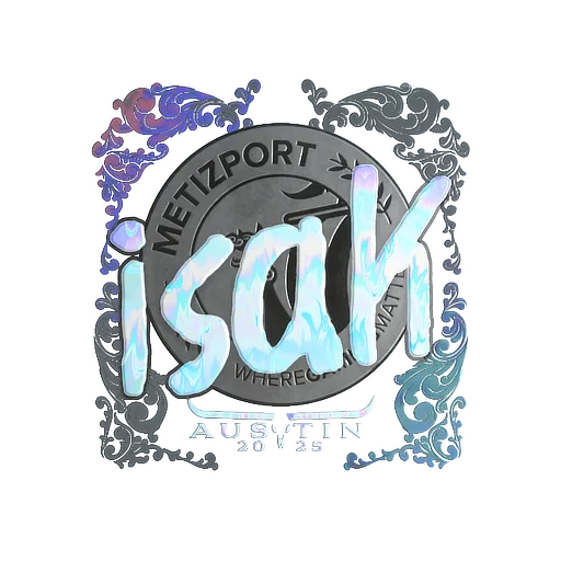 Sticker | isak (Holo) | Austin 2025