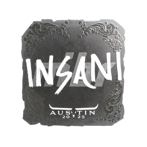 Sticker | insani (Foil) | Austin 2025