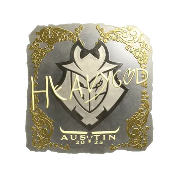 Sticker | Heavygod (Gold) | Austin 2025