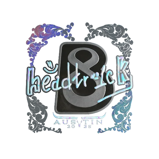 Наклейка | headtr1ck (голографическая) | Остин-2025
