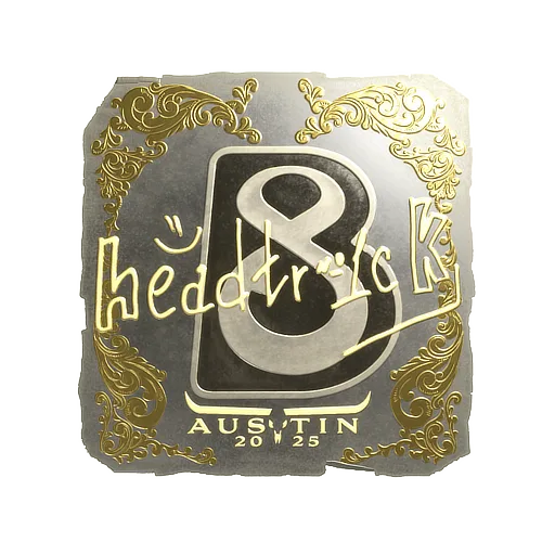 Sticker | headtr1ck (Gold) | Austin 2025