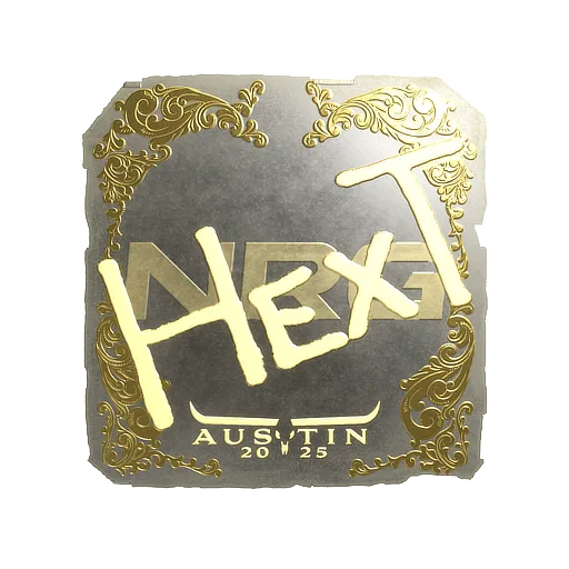 Sticker | HexT (Gold) | Austin 2025