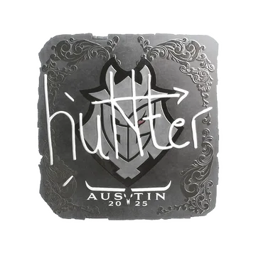 Sticker | huNter- (Foil) | Austin 2025
