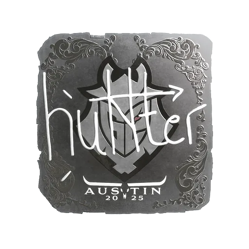 Sticker | huNter- (Foil) | Austin 2025