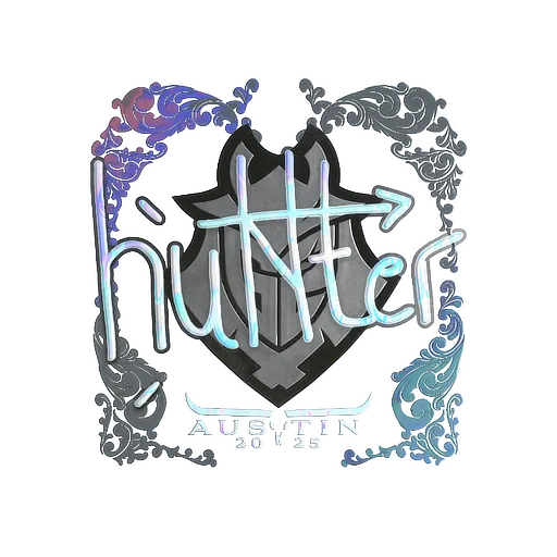 Sticker | huNter- (Holo) | Austin 2025