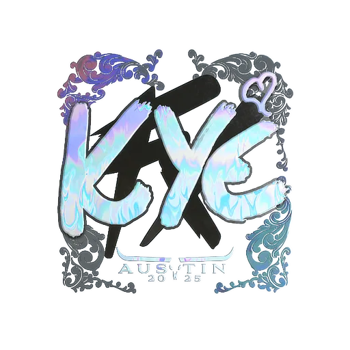 Наклейка | kye (голографическая) | Остин-2025