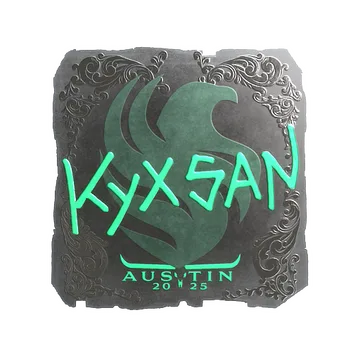 Sticker | kyxsan (Foil) | Austin 2025