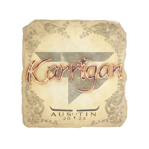 Sticker | karrigan | Austin 2025