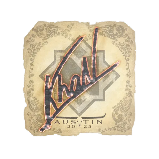 Наклейка | khaN | Остин-2025