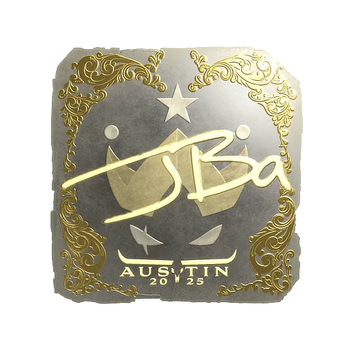 Sticker | JBa (Gold) | Austin 2025