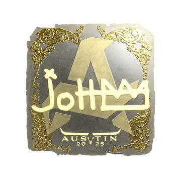 Sticker | jottAAA (Gold) | Austin 2025