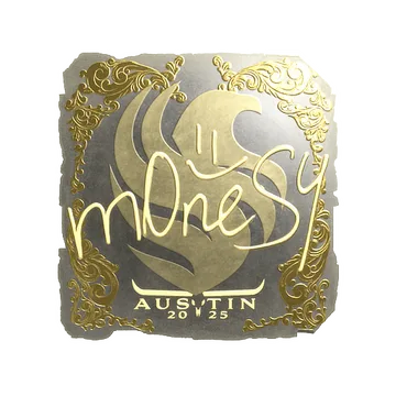 Sticker | m0NESY (Gold) | Austin 2025