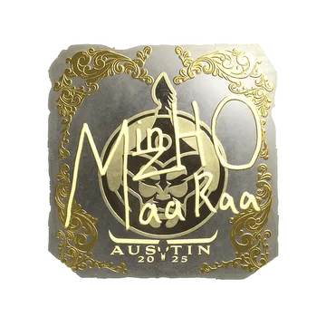 Sticker | mzinho (Gold) | Austin 2025