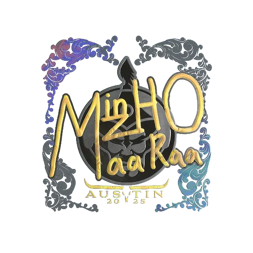 Наклейка | mzinho (голографическая) | Остин-2025