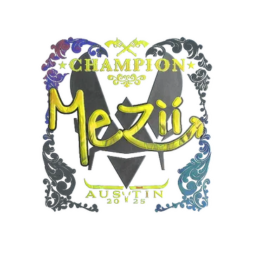 Sticker | mezii (Holo, Champion) | Austin 2025