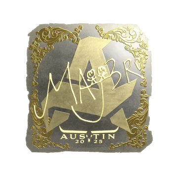 Sticker | MAJ3R (Gold) | Austin 2025