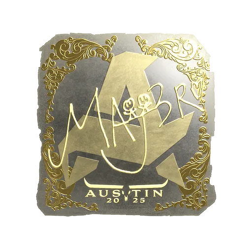 Sticker | MAJ3R (Gold) | Austin 2025