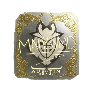 Sticker | malbsMd (Gold) | Austin 2025
