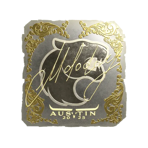 Sticker | molodoy (Gold) | Austin 2025