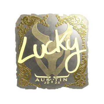 Sticker | Lucky (Gold) | Austin 2025
