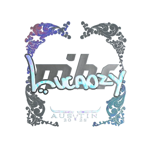 Наклейка | Lucaozy (голографическая) | Остин-2025
