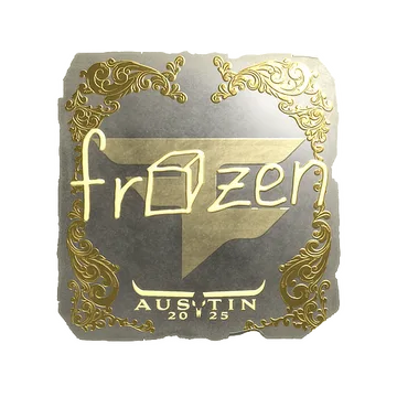 Sticker | frozen (Gold) | Austin 2025