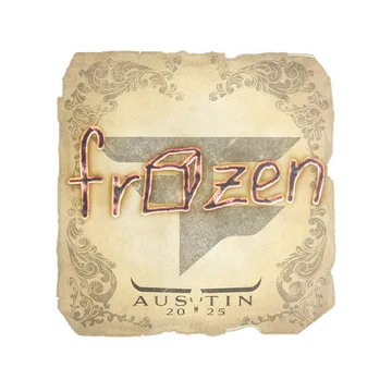 Sticker | frozen | Austin 2025