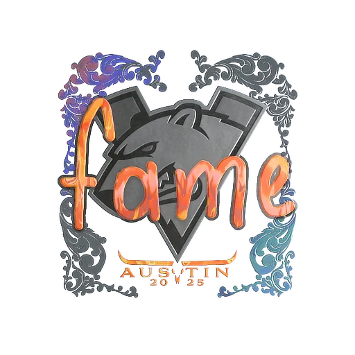 Sticker | fame (Holo) | Austin 2025