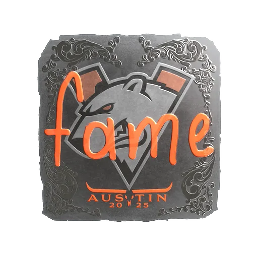 Sticker | fame (Foil) | Austin 2025