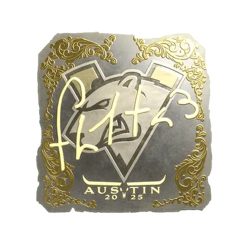 Sticker | FL1T (Gold) | Austin 2025