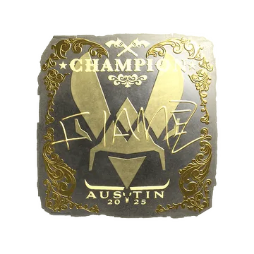 Sticker | FlameZ (Gold, Champion) | Austin 2025
